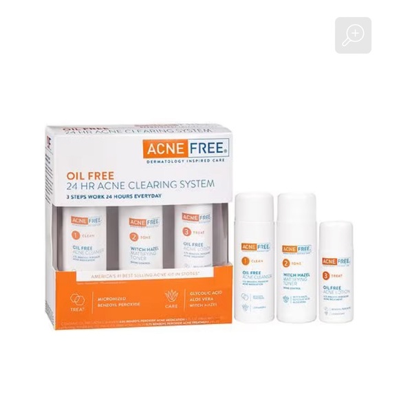 Acne Free Other - ACNE FREE Dermatologist Oil Free 24 HR Acne Cleansing System